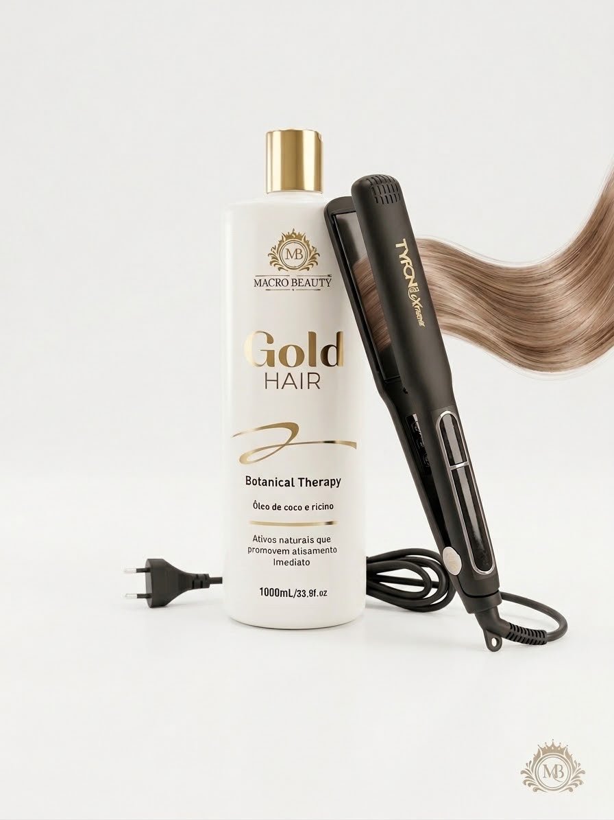 PROGRESSIVA GOLD HAIR + PRANCHA TYFON EXTREME